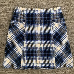 Anthropologie Maeve Tweed plaid skirt size 0